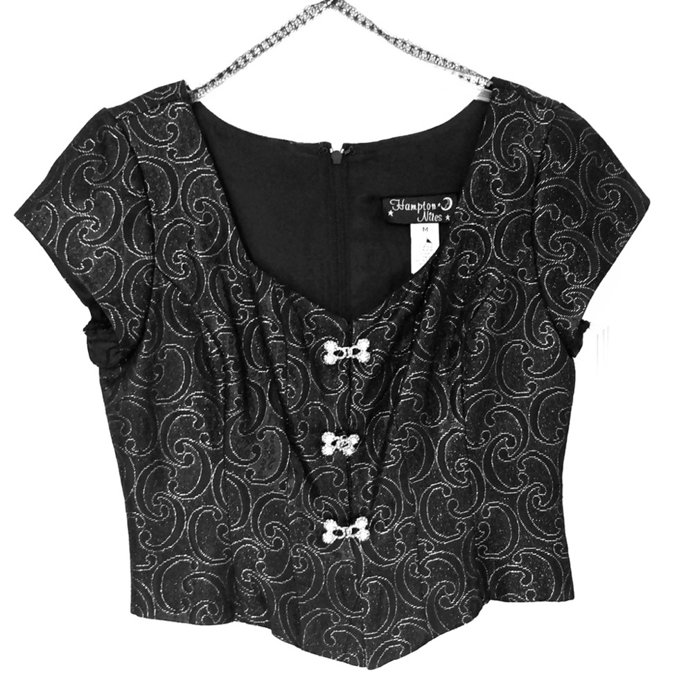 Vintage Formal Black Top